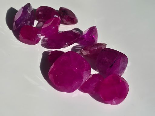 24.4 Carat Natural Gem Quality Cut Rubies