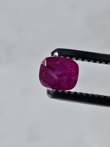 0.9 Carat Ruby Cut Gemstone
