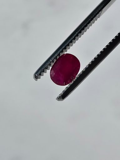 0.9 Carat Ruby Cut Gemstone