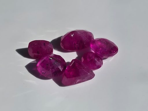3.8 Carat Ruby Cut Gemstones