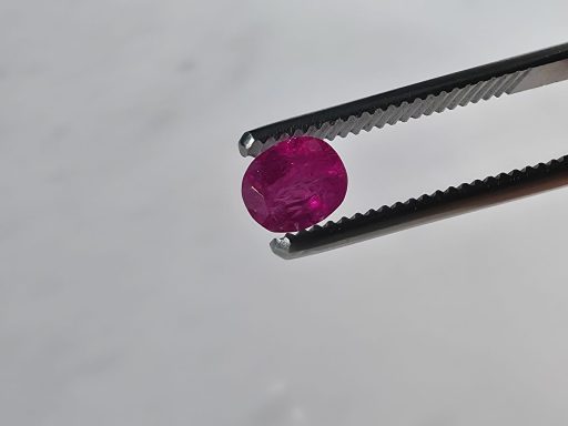 1.25 Carat Ruby Cut Gemstone