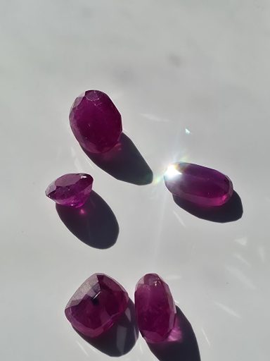 25 Carat Ruby Cut Gemstones