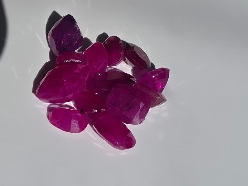  24.4 Carat Ruby Cut Gemstones